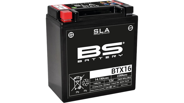 BS-Battery Batterie BS-Battery, SLA, versiegelt, Batterie "YTX16-BS" ETN: 514 902 022