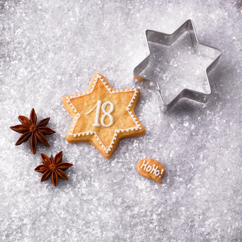 Kaiser Ausstechform Stern 6-zackig 6 cm