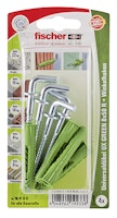 FISCHER Universaldübel UX 8x50 R WH GREEN K (4 Stück)