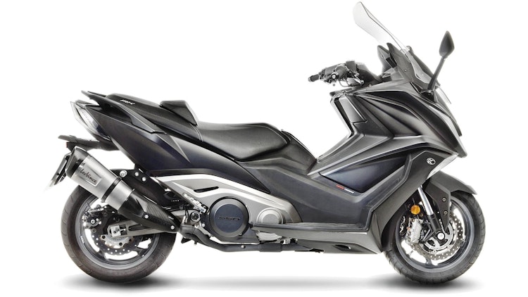LeoVince SLIP-ON Edelstahl SBK FACTORY S für KYMCO AK550 ABS mit Katalysator