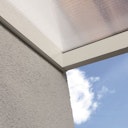 Vorschaubild Skan Holz Aluminium Terrassenüberdachung Modena Breite 434 cm mit Echtglas-Dach