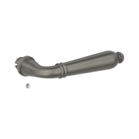 Griffwerk CAROLA Schraubtechnik -Kaschmirgrau Griffstück (Madenschr. Stirns.) -Schraubt. -GSS