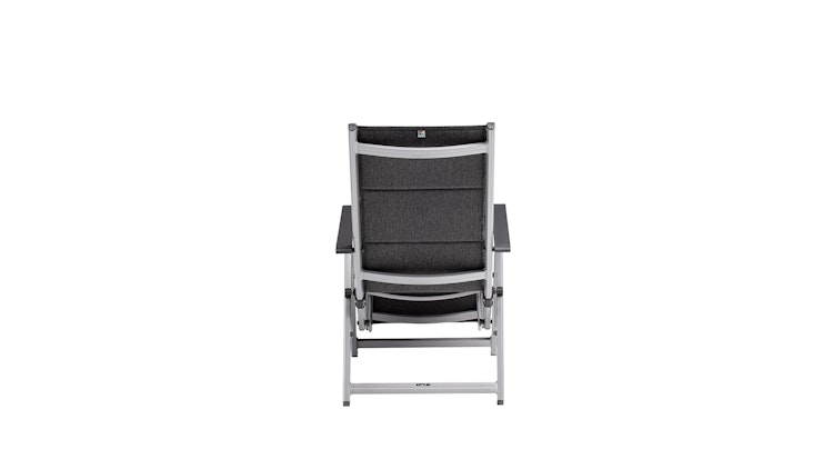 Kettler Relaxsessel BASIC PLUS PADDED, Aluminium Silber / Outdoorgewebe Anthrazit
