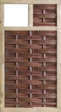 T&J LABO-3D Weidengeflechtzaun 94x180 mit 1 Fenster obenZubehörbild