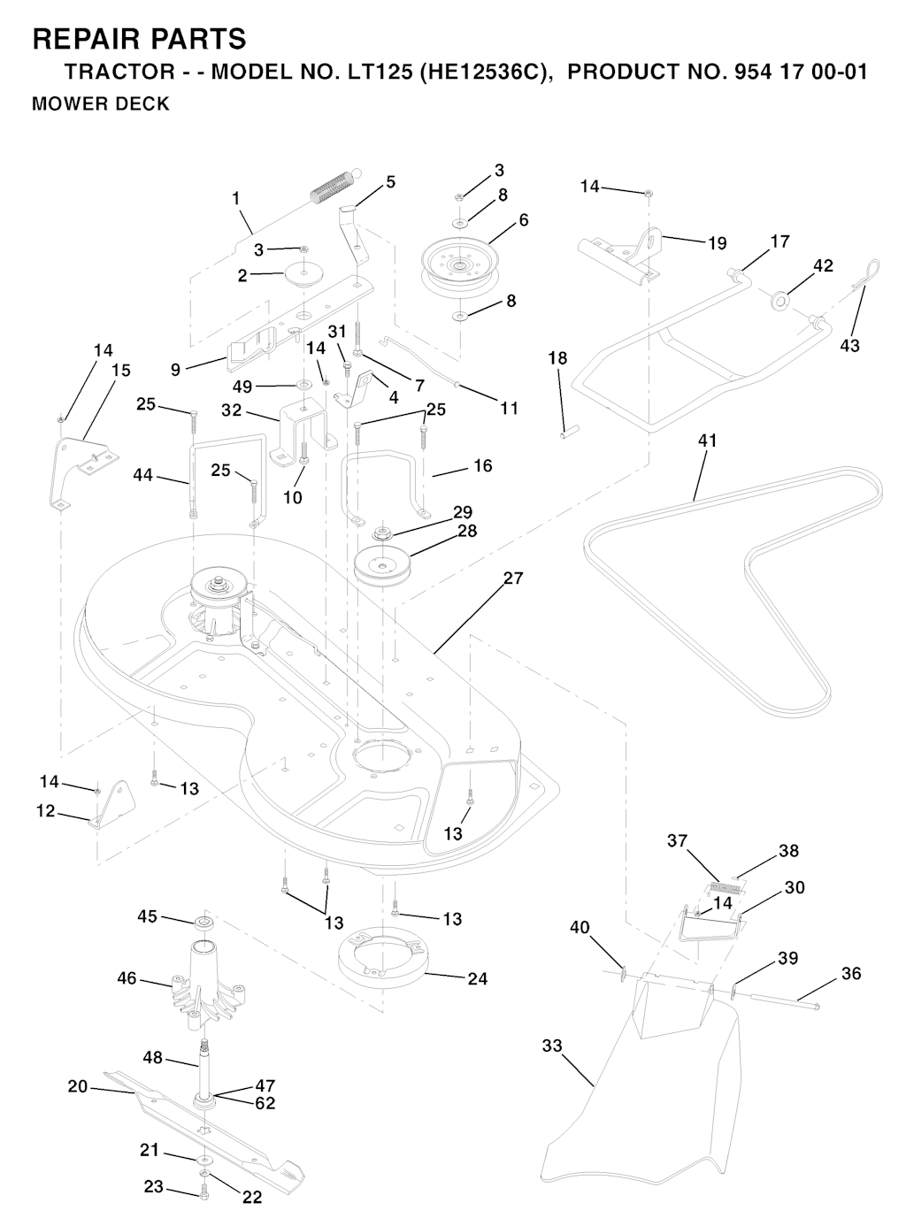Explosionszeichnung Ersatzteile