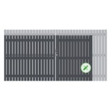 TraumGarten Squadra Doppeltor auf MaßZubehörbild