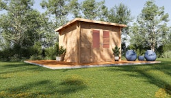 Wolff Finnhaus Gartenhaus Garde 2823 - 40 mm