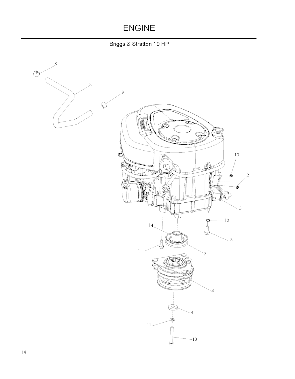 Explosionszeichnung Ersatzteile