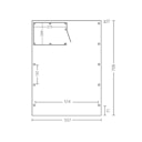 Vorschaubild Skan Holz Carport Friesland 557x708 cm inkl. Abstellraum Sparset 4