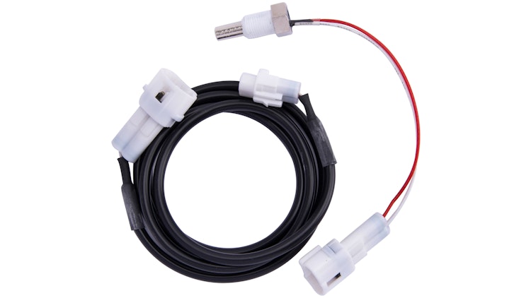 Daytona Öl-/Wassertemperatursensor P1/8, plus Kabelverlängerung
