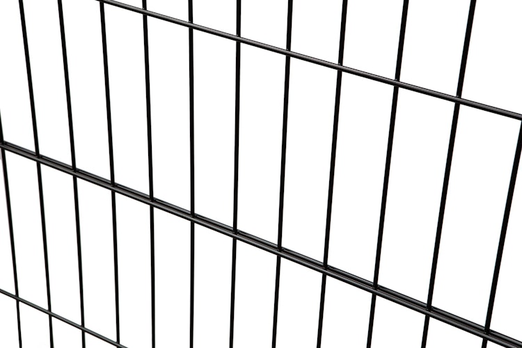 dz Zaunset BLACKY 5/4/5 Pfosten BL mit Edelstahlplättchen