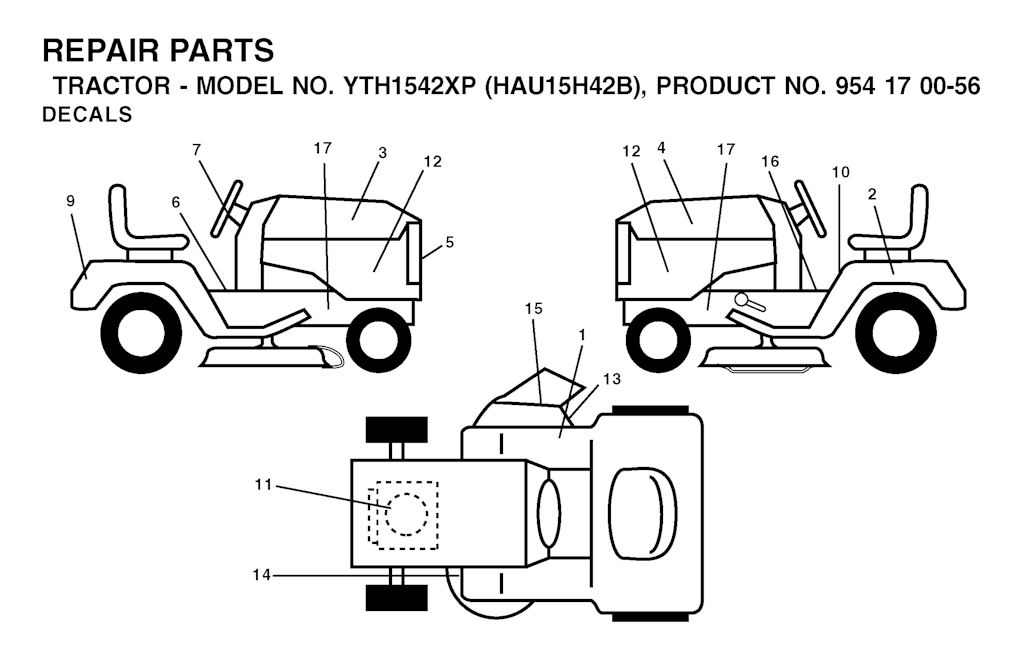 Explosionszeichnung Ersatzteile
