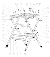 Metabo Maschinenstaender UNIVERSAL-KGS