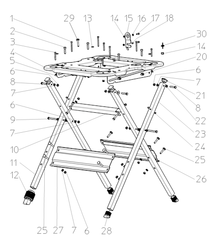 Metabo Maschinenstaender UNIVERSAL-KGS