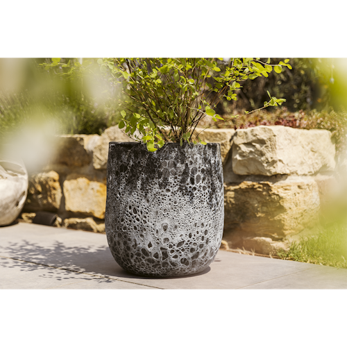 Plant Pot Aava schwarz antik