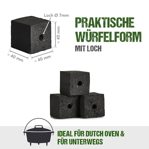 McBrikett Grillbriketts KOKOKO CUBES 3kg