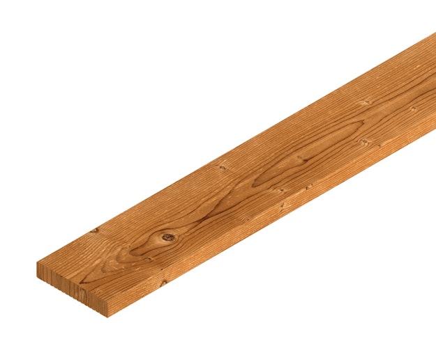 Handmuster OSMO Terrassendiele Thermo-Fichte 25 x 140 mm gebürstet SenoFix