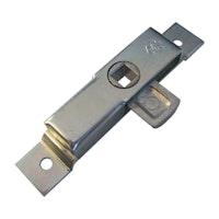 Zungenschloß verzinkt 125x25, Lochabstand 101 mm