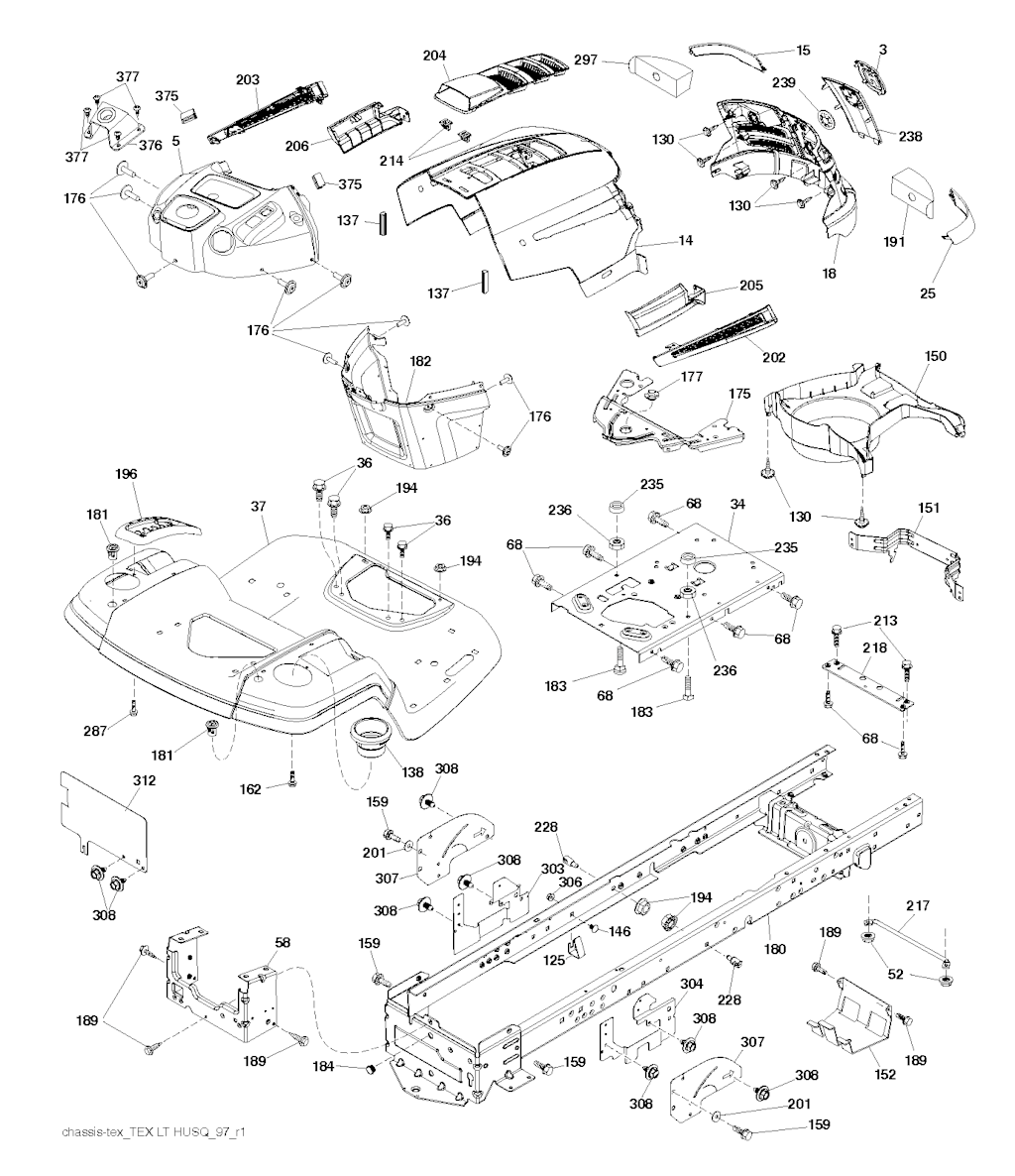 Explosionszeichnung Ersatzteile