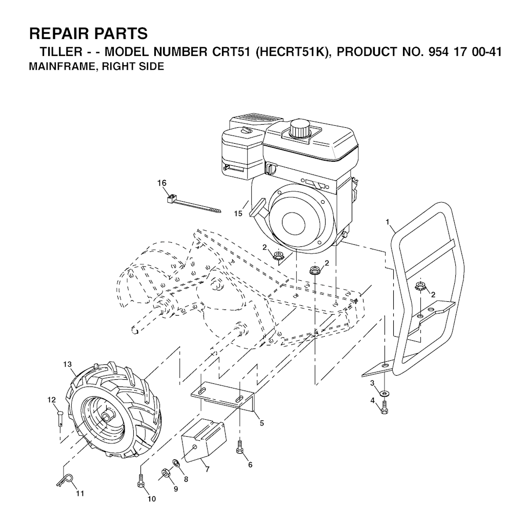 Explosionszeichnung Ersatzteile
