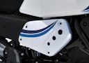 Vorschaubild BODYSTYLE Sportsline Seitenteile ABS Kunststoff weiß/blau für YAMAHA XSR700 / XTribute / Legacy 