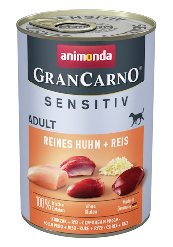 animonda Gran Carno Sensitiv Adult 400g Dose Hundenassfutter
