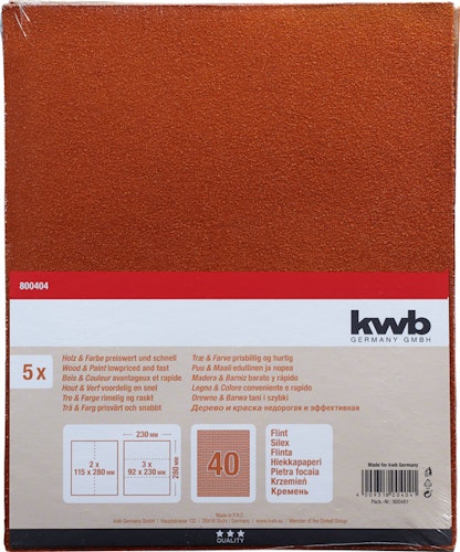 kwb 5 Schleifbogen Flint K  40 800404