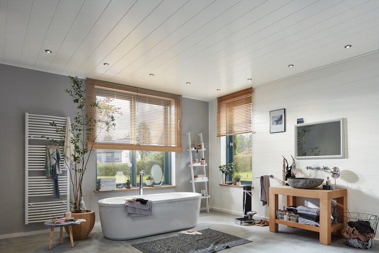 MEISTER Dekorpaneele MeisterPaneele. bocado DP 200  Uni weiß glänzend DF 324