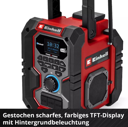 Einhell Akku-Radio TE-CR 18 Li DAB+/FM/BT - Solo 3407995