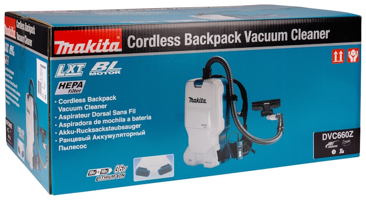 Makita Akku-Rucksackstaubsauger DVC660Z