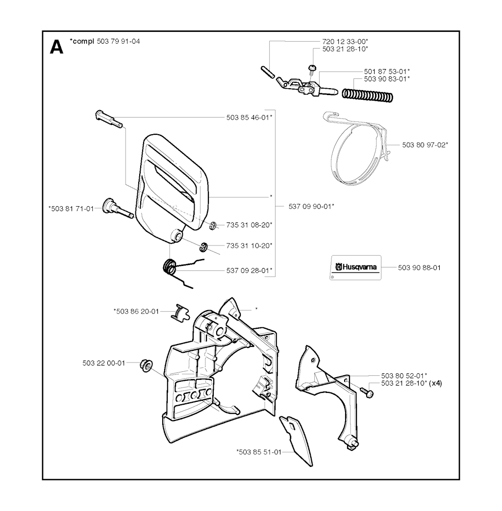 Explosionszeichnung Ersatzteile