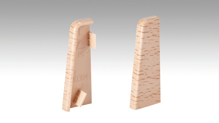 MEISTER Endkappen Fußleiste Profil 3PK (je 1 Stk. L|R / VPE)  Buche 2011