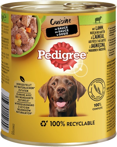 Pedigree in Sauce 800 Gramm Hundenassfutter