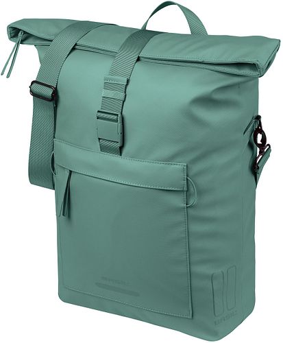 Basil Brooklyn MIK Hooks Schultertasche silbergrün