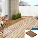 Vorschaubild OSMO Terrassendiele Thermoholz Kiefer-geriffelt/glatt für SenoFix Befestigung 25 x 140 mm
