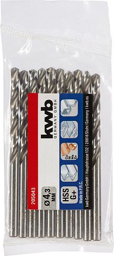 kwb HSS-G Boh 4,3mm LS PRE 205043