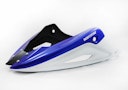 Vorschaubild BODYSTYLE Sportsline Bugspoiler ABS Kunststoff weiß/blau für SUZUKI Gladius 650 