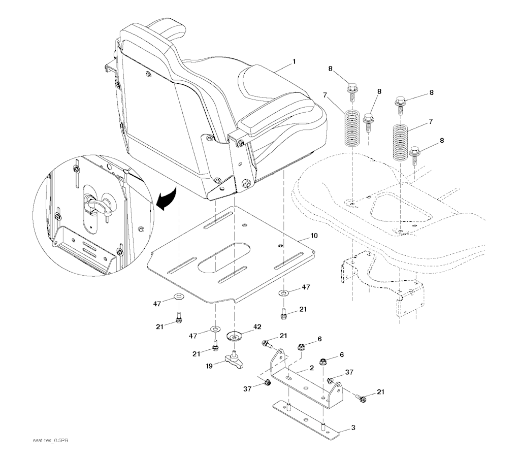 Explosionszeichnung Ersatzteile