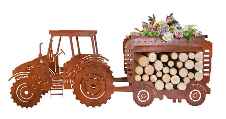 Badeko Schale ,,Traktor“ zum Bepflanzen