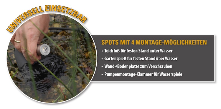 Heissner SMART LIGHT Spot, 4W, Warmweiss, Kunststoff (L414-00)