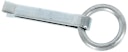 Vorschaubild Alberts® Befestigungsring,galv. blau verzinkt zum Einmauern,Länge 170 mm,Außenmaß ⌀65 mm 