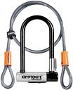 Vorschaubild KRYPTONITE Bügelschloss Kryptolok Mini-7 schwarz/grau 8,2" inkl. 120 cm langem Kryptoflex Schlaufen