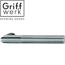 Vorschaubild GRIFFWERK Griffpaar für Schlosskasten ARICA Edelstahl poliert / matt Klipptechnik