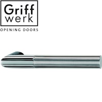 GRIFFWERK Griffpaar für Schlosskasten ARICA Edelstahl poliert / matt Klipptechnik