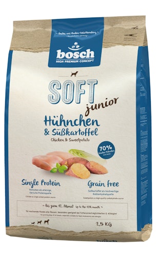 bosch SOFT junior Hühnchen & Süßkartoffel Hundetrockenfutter