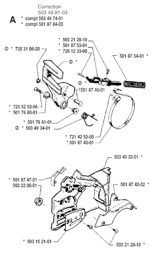 Husqvarna Kettensägen 51, 19914000001-19942300000