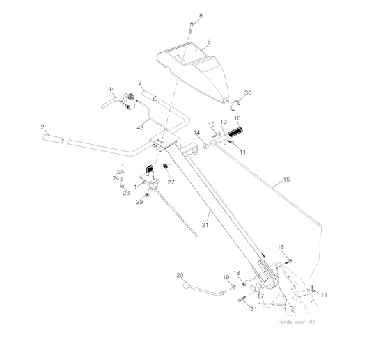 Husqvarna Motorhacken 960910018 TR 430 Dual