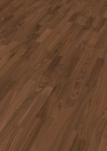 MEISTER Parkettboden MeisterParkett. longlife PC 200 2400 x 200 x 13 mm 9043 Nussbaum amerikanisch harmonisch gebürstet ultramattlackiert