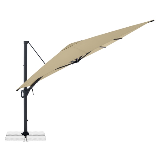 doppler Pendelschirm LIFE 300 x 400 Side, Aluminium Anthrazit / 100 % Polyester 180 g/m² 