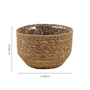 Vorschaubild Wikholm form Design Pflanzgefäß / Blumentopf Jute ⌀ 19 x H 14 cm